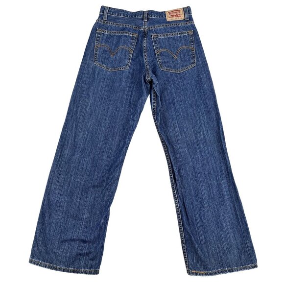 Y2K Levi's Womens 569 Loose Straight Blue Jeans Sz 18 - Picture 2 of 7